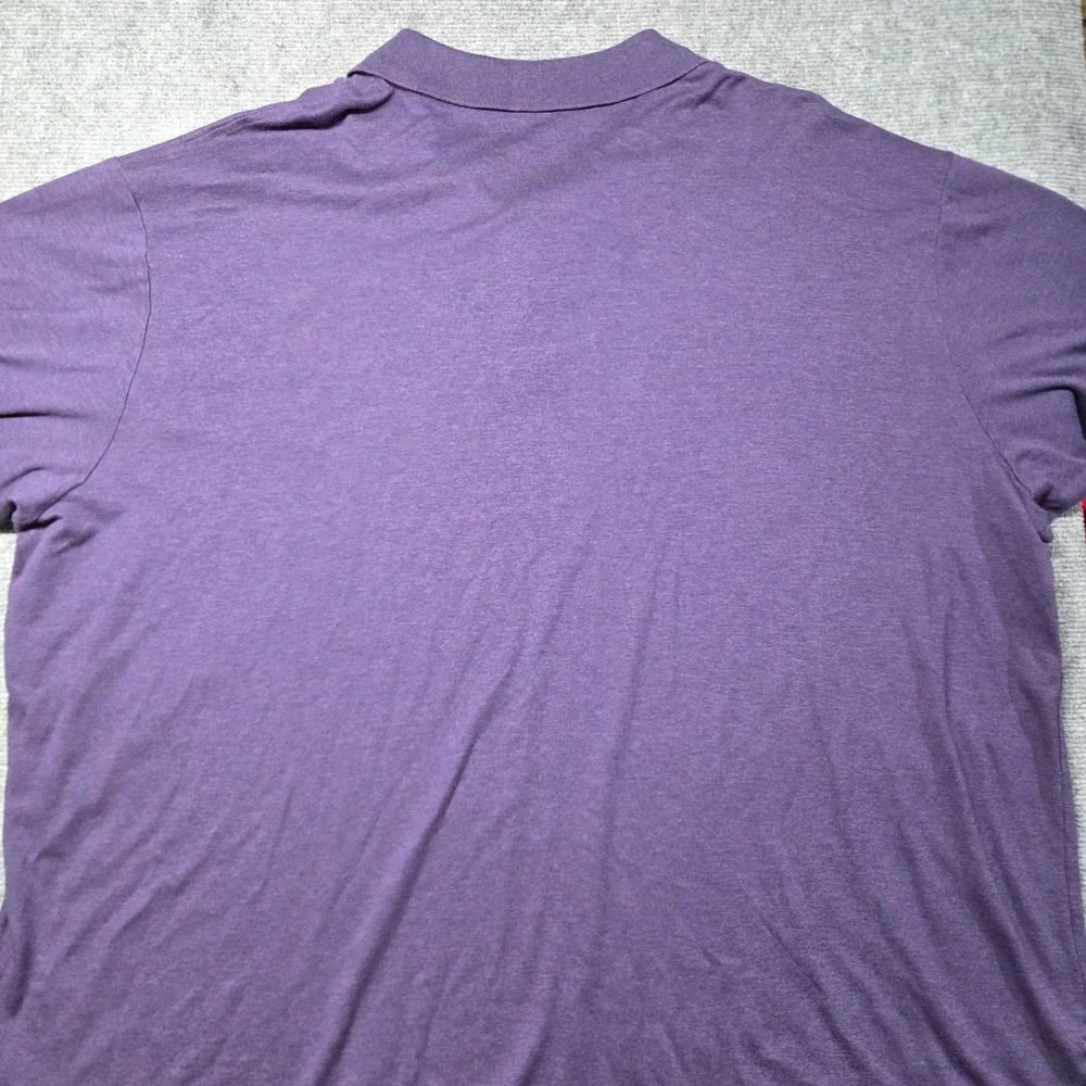 Polo Ralph Lauren Mens 4XB Purple Short Sleeve Polo Shirt Big & Tall Golf Casual